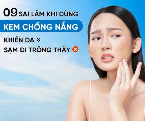 Những sai lầm khi dùng kem chống nắng khiến da vẫn đen sạm (rất nhiều người mắc phải)