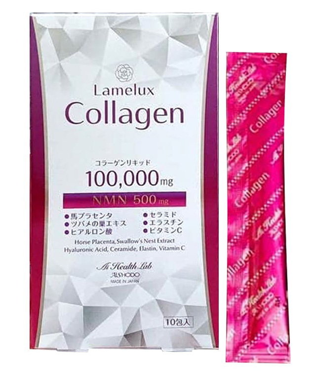 Nước uống Lamelux Collagen & NMN 100000mg Aishodo