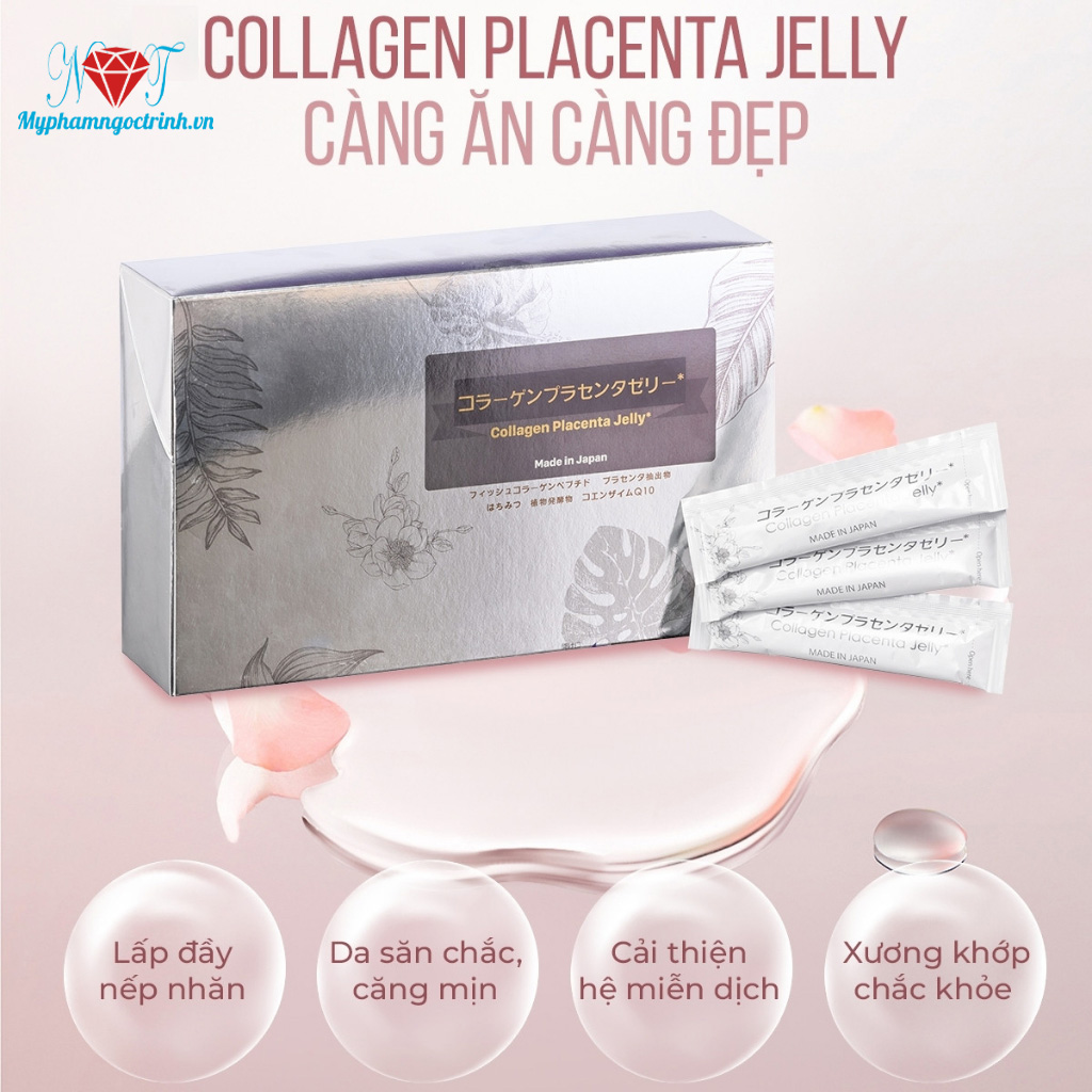 Công dụng của Thạch collagen Placenta Jelly - Thạch collagen Nhật Bản