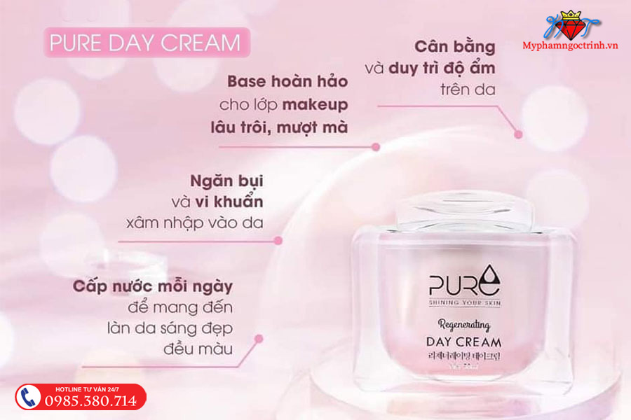 Công dụng kem lộc nhung Pure