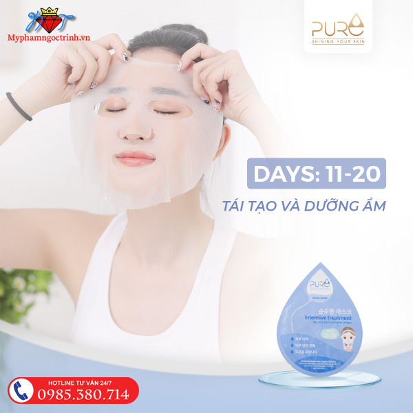 mặt nạ Pure Facial Mask Intensive Treatment Days 11-20