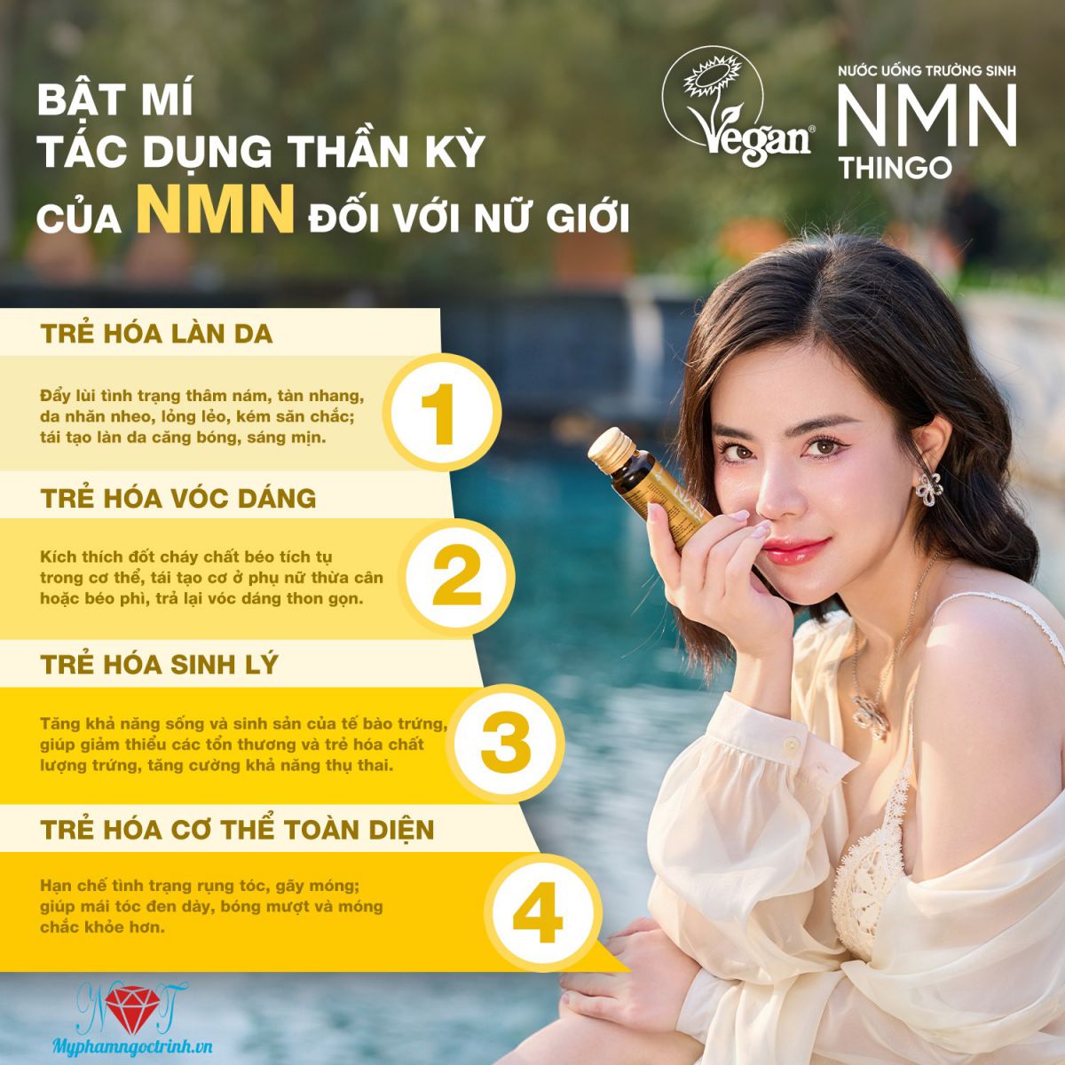 Tác dụng thần kỳ của NMN đối với nữ giới