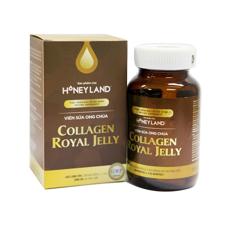 Viên sữa ong chúa Collagen Royal Jelly HoneyLand